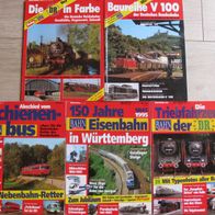 5x Bahn Spezial, Ausgaben 2/91, 1/93, 3/94, 3/95, 4/97
