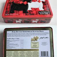 Walkers Shortbread Scottie Dogs schöne leere Blechdose