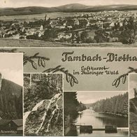 alte AK Tambach-Dietharz 1967, Tammich-Grund, Spitter Fall, Falkenstein