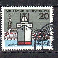 Bund BRD 1964, Mi. Nr. 0417 / 417, Hauptstädte, gestempelt Hamburg #14141