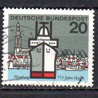 Bund BRD 1964, Mi. Nr. 0417 / 417, Hauptstädte, gestempelt #14142