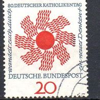 Bund BRD 1964, Mi. Nr. 0444 / 444, Katholikentag, gestempelt #14178
