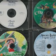 Konvolut Mitmach-Lieder Gute Nacht Geschichten 4 CDs