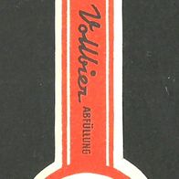 ALT ! Bieretikett "Vollbier" Fürstliche Brauerei Thurn und Taxis † 1997 Regensburg