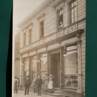 Gevelsberg: Geschäft Eduard Steuernagel (Mittelstr. 41), Foto-Ak um 1910