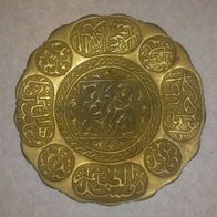 Untersetzer Aschenbecher Messing orientalische arabische persische Schriftzeichen