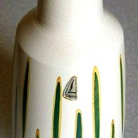 Lapitec Vase Keramik 422/21 BauchØ10cm Höhe 23cm Farben: grün gelb weiß 50er 60er TOP