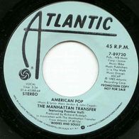 Manhattan Transfer - American pop US 7" Soul Promo