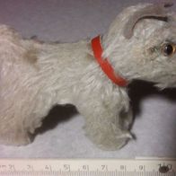 Steiff Hund Tessie mit Halsband ca. 1960 ca. 9x11,5x4cm Dachbodenfund Stichworte: Dog
