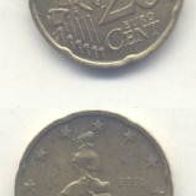 20 Cent Spanien von 2002 Umlaufmünze