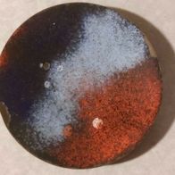 emaillierte Schüssel Schale rot weiß blau Kupfer Durchmesser 10cm stapelbar 50er 60er