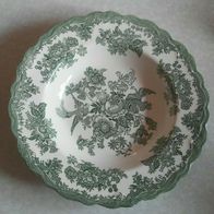 Suppenteller Enoch Wedgwood Asiatic Pheasants grün Burslem Green Ø22cm