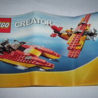 Lego Creator 5866 Anleitung Beschreibung Boot Flugzeug