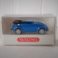 Wiking 1:87 VW 1302 Käfer Cabrio lichtblau IE + Verdeck schwarz in OVP 802 01 (1995)