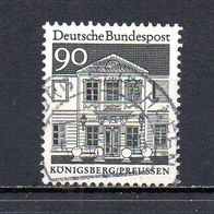 Bund BRD 1966, Mi. Nr. 0499 / 499, Bauwerke, gestempelt Bremerhaven 05.09.1969 #14287