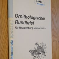 Ornithologischer Rundbrief Mecklenburg-Vorpommern 34/ 1991 (Naturschutz Spezial)