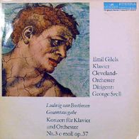 Beethoven Konzert für Klavier und Orchester Nr. 3 c-moll Op. 37 LP Emil Gilels Szell