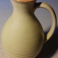 Elster-Keramik 2 Handarbeit Krug weiß Tonkrug Höhe 14cm TOP-ZUSTAND Siehe Foto