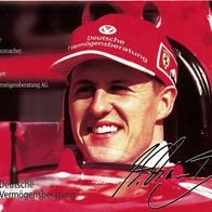 Michael Schumacher Autogramm gedruckt 20,5 x 15 cm