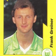 VFL Wolfsburg Panini Sammelbild 1997 Frank Greiner Bildnummer 232