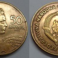 Jugoslawien 50 Dinara 1955 ## Kof9