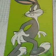 Sammel Sticker doppelseitige - 1 x Steh Karte LOONEY TUNES Bugs Bunny & Co / 1993