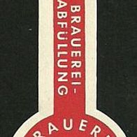 ALT ! Bieretikett Brauerei Walther † 1970 Sonnefeld Lkr. Coburg Oberfranken