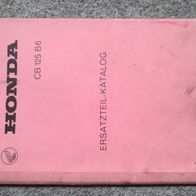 Teilekatalog Ersatzteil-Katalog Honda CB125 B6