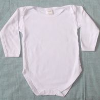 langärmliger BODY von Jonelle 12-18 Monate Gr. 80-86 weiß gebraucht *