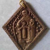 Bronzeanhänger Bronze Anhänger Abbildung Maria mit Jesuskind Ein Kind ist uns geboren
