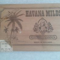 Zigarrenkiste aus Holz Havana Milds Schimmelpennick Made in Holland 50 Cigarillo alt