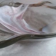 Obstschale Glasschale Murano Italien wellig Ø33cm schwungvoll tolle Form 2,5kg