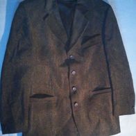 Doris Hartwich Herrenjacke Jacket Blazer Größe 52 schwarz