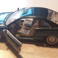 Modellauto Welly BMW 850i Scale 1/24 No. 9372 Made in China blaumettalic Maßstab 1:24