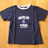 FIFA World Cup Germany 2006 Fußball WM - T-Shirt Gr 128 dunkelblau BERLIN FINAL