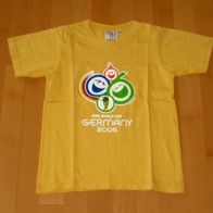 FIFA World Cup Germany 2006 - Fußball WM - T-Shirt Gr 128 hellgelb BERLIN FINAL