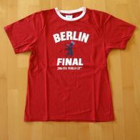 FIFA World Cup Germany 2006 - Fußball WM - T-Shirt Gr 152 dunkelrot BERLIN FINAL