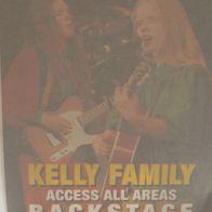 SAMMEL Sticker Aufkleber Bügelbild - Beileger - KELLY FAMILY Backstage Angelo...