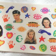 Ostereier Tattoos Aufkleber - Zeitschrift Verbotene LIEBE Beileger - UNTER UNS