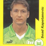 VFL Wolfsburg Panini Sammelbild 1997 Sead Kapetanovic Bildnummer 234