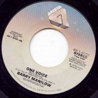 Barry Manilow - One voice US 7" 80er
