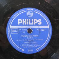 Schellack Platte: Franzl Lang - Holzhacker-Jodler / Bin i bei dir