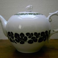 schöne Teekanne "Rebe" von Fürstenberg Höhe o. Deckel ca. 11,5 cm