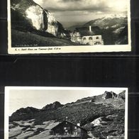 2 Ansichtskarten "Karl von Stahlhaus" (1953/54), schwarz-weiß, Sommer, frankiert