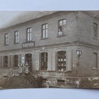 Hamersleben ü. Oschersleben, Gasthof zum deutschen Kaiser Fr. Thein, Foto-Ak um 1910