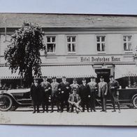 Wendisch Buchholz, Hotel "Deutsches Haus" Foto-Ak um 1925