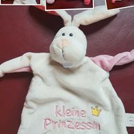 Nici Schmusetuch Hase / Kleine Prinzessin - 32 cm - Neu ohne Etikett