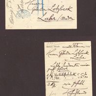 CA99 Deutsches REICH SAAR 1915 Firmenpostkarte Merzig - Lahr
