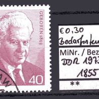 DDR 1973 Persönlichkeiten der deutschen Arbeiterbewegung (I) MiNr. 1855 Bedarfsst.
