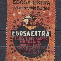 alte Reklamemarke - Egosa Extra Margarine (0223)